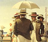 Jack Vettriano Incident On The Promenade painting